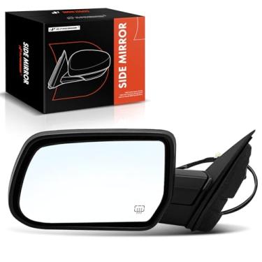 Imagem de A-Premium Espelho retrovisor elétrico do lado do motorista - compatível com Chevrolet Equinox 2010-2015 e GMC Terrain 2010-2011 - Espelho retrovisor externo externo dobrável manual aquecido -