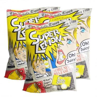 Imagem de Bala Super Lemon Candy Japonesa 83g Nobel (Kit com 3) - Nobel Seika