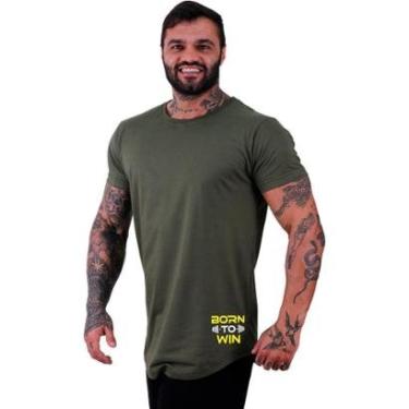 Imagem de Camiseta Longline MXD Conceito Estampada Academia Treino Fit-Masculino