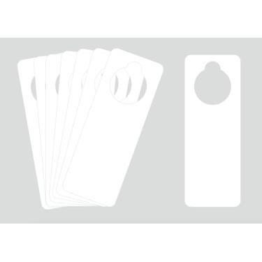 Imagem de 24 x 9 cm 10 peças de plástico branco branco para porta para porta de aluguel de propriedade