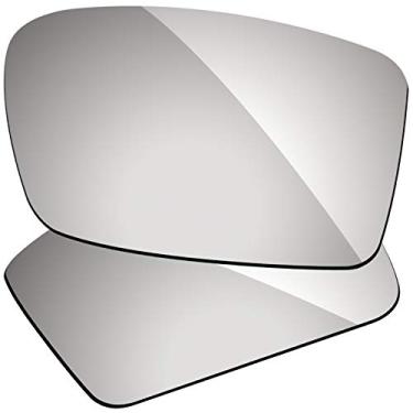 Imagem de Firtox Lentes polarizadas de substituição compatíveis com óculos de sol Oakley Gascan - Space Silver