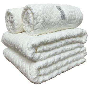 Imagem de Jogo de Toalha Banhão Buddemeyer Olimpo Extra Soft Gigante Algodão 4pç