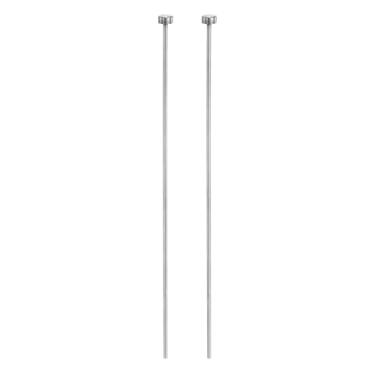 Imagem de HARFINGTON 2 pinos ejetores retos 150 mm de diâmetro 150 mm de comprimento SKD61 ponta redonda perfuradores de aço para manutenção mecânica de fabricação de matrizes