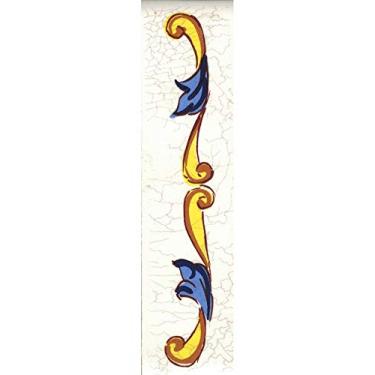 Imagem de Toro del Oro - Número da casa – Número para casa, cerâmica esmaltada, técnica espanhola pintada à mão, nomes e endereços (Margin)