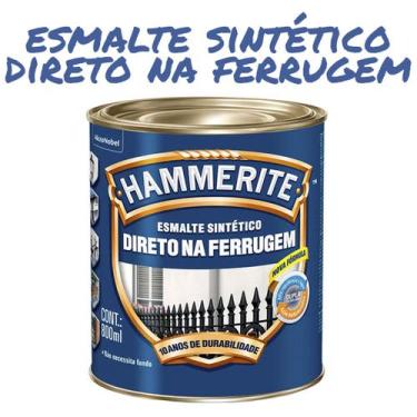 Imagem de Esmalte Hammerite Direto na Ferrugem 800ml Coral  Branco