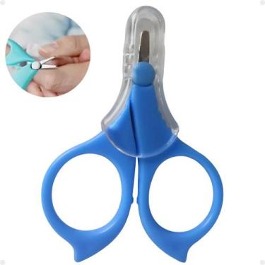 Imagem de Tesoura Baby para Unhas de Bebê Mão e Pé Ponta Arredondada - SQ Comérc