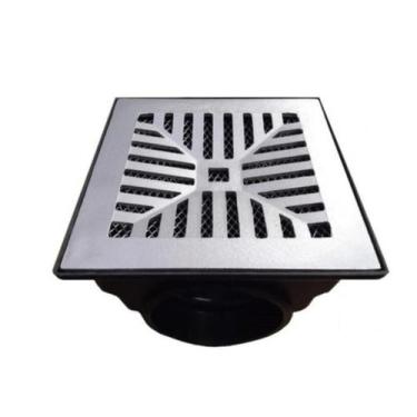 Imagem de Ralo 20x20 Côncava De Alumínio Com Caixa Coletora Sl - Znubi Grelhas &