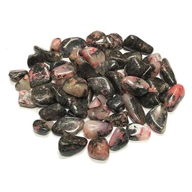 Imagem de Coleção de cristais Zentron: Rodonita natural com costura e bolsa de veludo, 1 Pound, 1