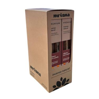 Imagem de Incenso Nirvana Olíbano E Canela Premium 12 Cxs C/5 Var