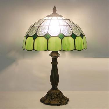 Imagem de Lâmpada de mesa vintage americana LED Luxo Criatividade Sala de estar Estudo Quarto Lâmpada de cabeceira Villa Hotel Cor Vidro Mesa Luz (Estilo 4)