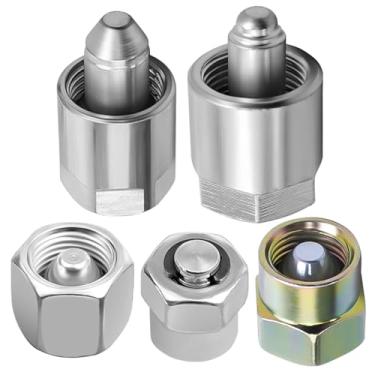 Imagem de AUGREX Conjunto de tampas de injetores de combustível em trilho Block-Off Diesel Common 12 14 16 18 20 mm, serve para Cummins 2003-2022 Duramax 2001-2022 Ford 2008-2022, substituir 10810