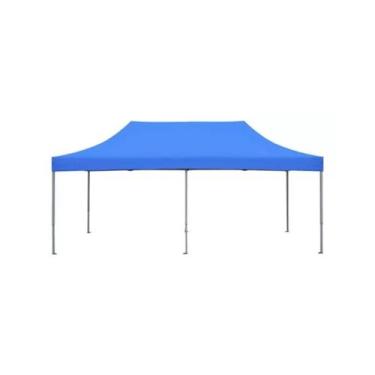 Imagem de Tenda Sanfonada 6,0X3,0 Metros PVC VINILICA - Goiânia Toldos, Azul