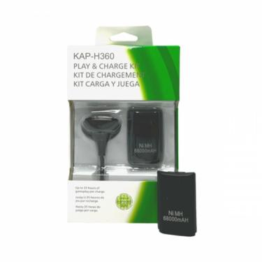 Imagem de Bateria P/ Controle Xbox 360 Com Cabo Kap-h360