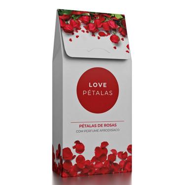 Imagem de Love Pétalas Rosa Vermelha Com Perfume Afrodisíaco 100 Pétalas