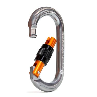 Imagem de Mosquetão Usclimb Alumínio Oval Keylock Trava Rosca 22kn Ce Uiaa