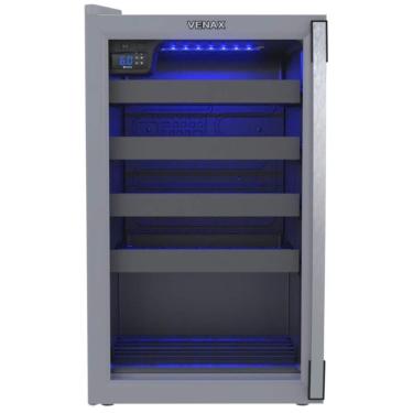 Imagem de Adega Venax Piubella Cave Cinza Porta Invertida 100 Litros 220V 19927