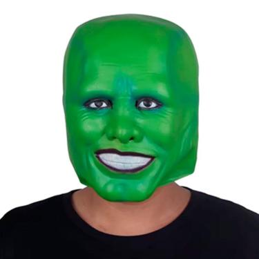 Imagem de Máscara Verde de Borracha Filme O Maskara Jim Carrey The Mask Comics Filme Cosplay Fantasia Carnaval Halloween