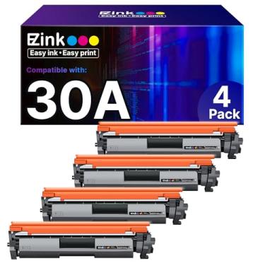 Imagem de E-Z Ink Cartucho de toner CF230A 30A preto de substituição para HP 30A cartucho de toner preto CF230X compatível com impressora da série M227fdw M203dw M227fdn M203dn M227sdn M203d M227 M203 (preto,