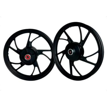 Imagem de Jogo Roda 5 Palitos Liga Leve Pé De Galinha Biz 100/110/125