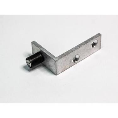 Imagem de Pino Guia Cantoneira De Alumínio 09mm Para Porta De Correr - Perfil Ro