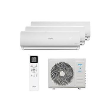 Imagem de Ar Condicionado Multi Split Inverter Elgin Hw R-32 Wifi 27000 Btus (2x Evap 9.000 E 1 Evap 12.000) Quente/Frio  Monofásico