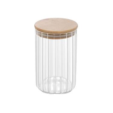 Imagem de Porta Mantimento Wolff 700ml Vidro Borossilicato Tampa Bambu