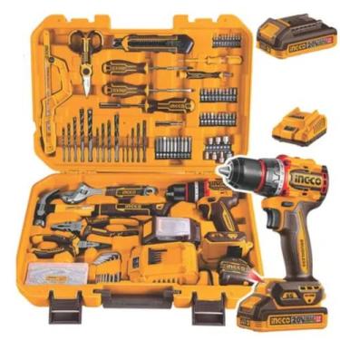 Imagem de Kit Maleta 165 Ferramentas + Parafusadeira Impacto 66n Ingco, Kit Male