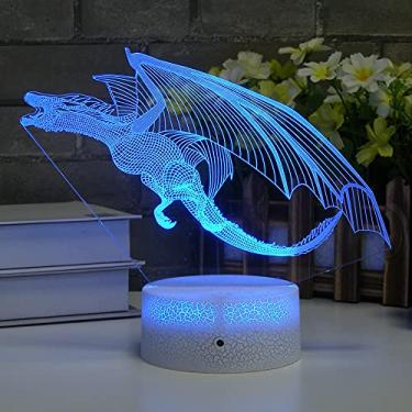 Imagem de HYODREAM Luz noturna infantil Dragon LED, 16 cores com controle remoto, brinquedo de dragão para crianças como presente de aniversário, presente de Natal para meninos e meninas