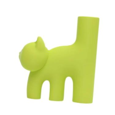 Imagem de Bothyi Vaso de flores, suporte para recipiente de flores, estilo boho, arranjo floral simples e multifuncional para prateleira, centro de mesa, decoração de, Gato