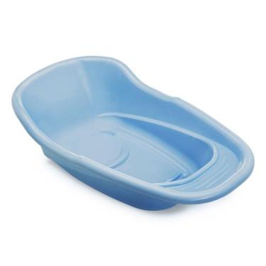 Imagem de Banheira Infantil Anatômica 20L Adoleta Resistente, Azul
