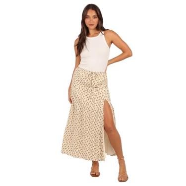 Imagem de Petal & Pup Saia feminina Bailey-Tiered-Maxi-saia amarela, Amarelo, P