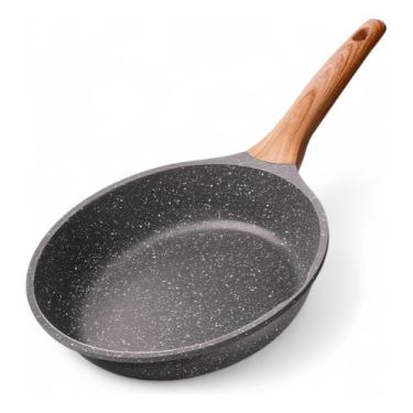 Imagem de Panela Frigideira Mármore Cerâmica 24cm Para Indução E Lava Louças - C