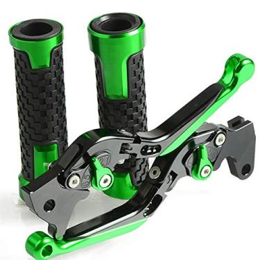 Imagem de Para Suzuki GSX-R150 ABS 2017 2018 2019 GSX-R150 Alça de freio de motocicleta CNC Alavancas de embreagem de freio ajustáveis manípulos de extremidade de alavanca de embreagem de freio de motocicleta