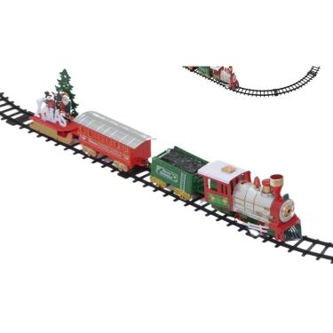 Imagem de Trenzinho Decoração Led Luzes Árvore De Natal Mesa Natalina