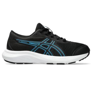 Imagem de ASICS Tênis de corrida infantil Contend 9 Grade School, Preto/Digital Aqua, 1 Big Kid
