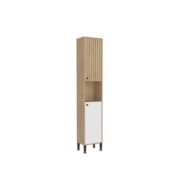 Imagem de Paneleiro De Cozinha Torino C- 2 Portas 40cm Mel-off White - Movelbento