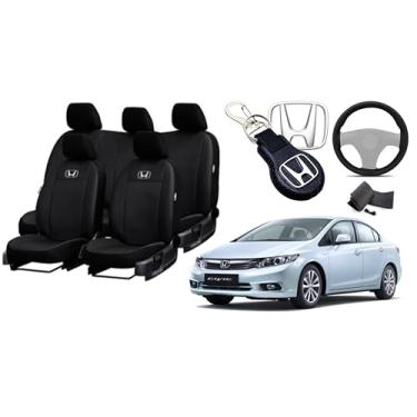 Imagem de Capa de couro para o banco civic 2011-2017 proteção impermeável