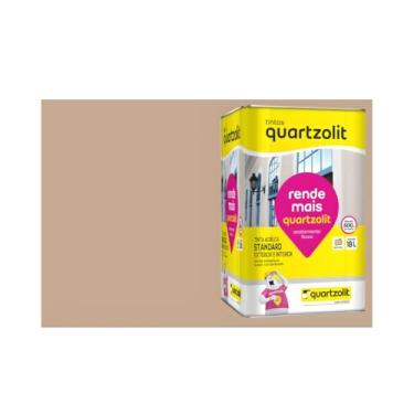 Imagem de Kit Tinta Quartzolit Camurça 18L Com Trincha At315/6 De 2,5 Polegadas - Alta Cobertura E Rendimento