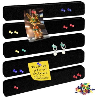 Imagem de Quadro de avisos, quadro de cortiça, quadros de cortiça para paredes, quadro de cortiça para escritório, quadro de avisos para paredes (preto)