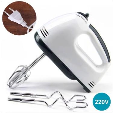 Imagem de Batedeira De Mão Compacta Ergonômica Branca 220V - FACILITA