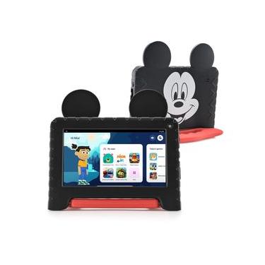 Imagem de Tablet Infantil Mickey 4GB RAM + 64GB 7 pol Android 13 Quad Core Multi - NB413 NB413