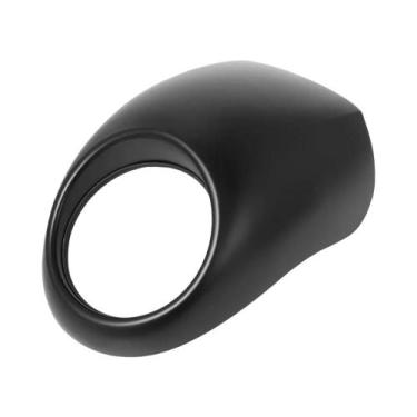 Imagem de Capa De Farol De Plástico ABS Preto Para Motocicleta, Protetor De Para