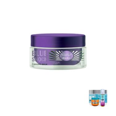 Imagem de Genérico Kit Blue Shock Cleansing Balm, Removedor de Maquiagem e Máscara de Reparação Capilar, Loção, 50 x 50 x 50 cm, Adulto Unissex, Pele Normal, Kit com 3 Produtos