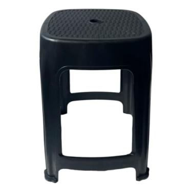 Imagem de Kit 3 Banquetas Plásticas Empilháveis – Design Moderno, Alta Resistência e Custo Benefício, Ideal para Cozinha, Varanda e Uso Comercial