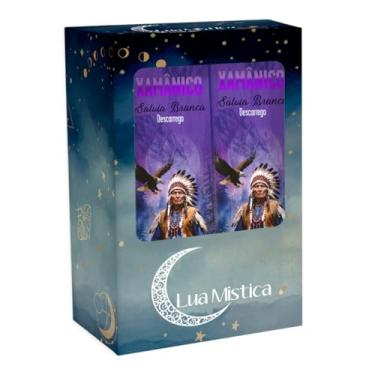 Imagem de Incensos Natural Lua Mistica 0 Carvão 12 caixas com 10 Varetas- Aroma Sávia Branca Xamã
