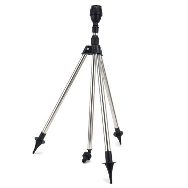 Imagem de YOUTHINK Aspersor Giratório para Gramado, Aspersores de Aço Com tripé Ajustável de Aspersão de tripé Atomizador para Irrigação de Jardim de Gramado Rega Aspersor Giratório de, 30 a 360 °