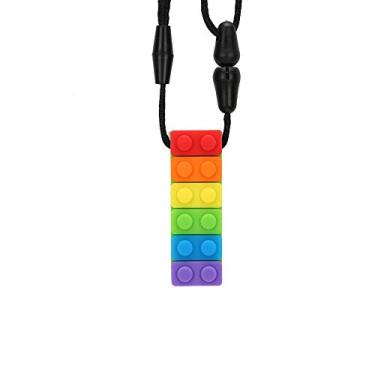 Imagem de Generic Colar Com Pingente de Mastigação, Resistente a Altas Temperaturas, Mordedor de Silicone para Bebês e Crianças, Vermelho/verde (#2)