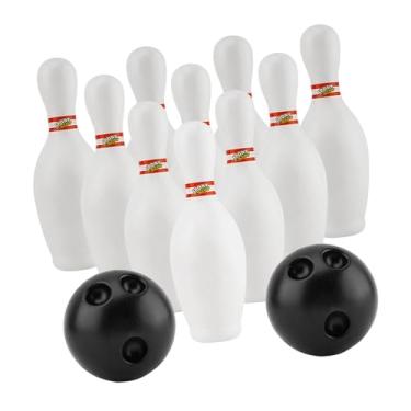 Imagem de UGPLM Conjunto de boliche infantil - Brinquedo educativo para desenvolvimento da coordenação fina - Jogo esportivo para uso interno e externo - Ideal