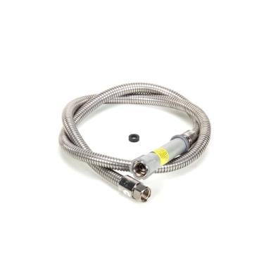 Imagem de T&S BRASS Mangueira de aço inoxidável flexível B-0056-H 142,24 cm (56")