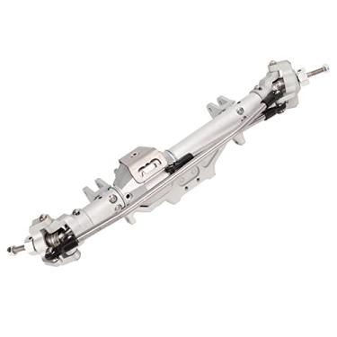 Imagem de SPYMINNPOO Eixo Dianteiro de Alumínio Durável para Carro 1/10 RC, Eixos de Portal Elegantes Em Forma de Diamante Com Aparência Requintada, Fácil Instalação para Veículo de Controle Remoto (Prata)